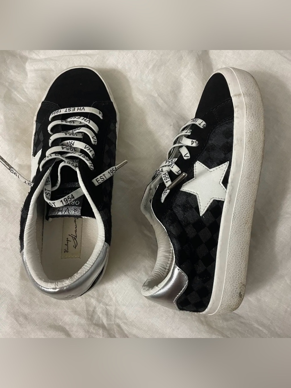 Vintage Havana Fulton Checkered Sneakers